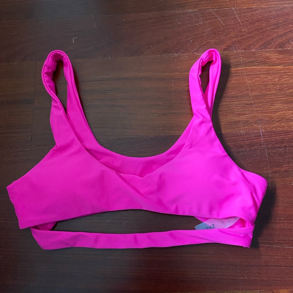 pink swimsuit